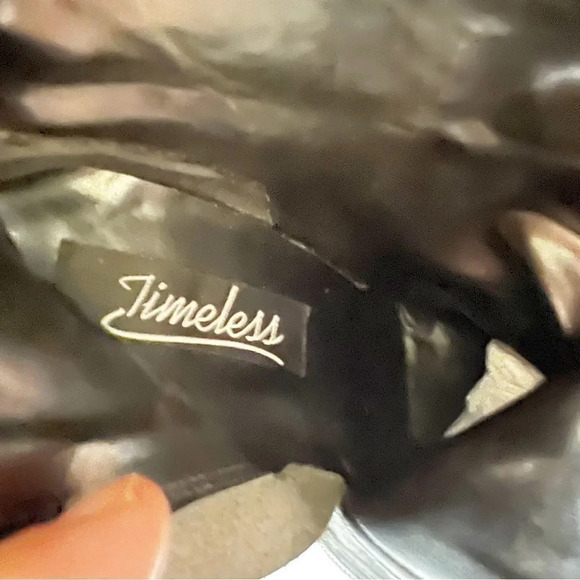 Vintage Giraffe Print Square Toe Boots Size 40 EU Hair on Hide Timeless Brazil - Picture 11 of 12